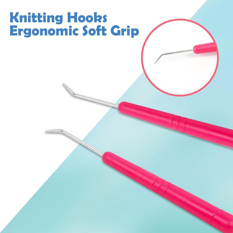 DPAPDI Knitting Loom Kit for Beginners, Creative Craft Toy for Girls Ages 7 8 9 10 11 12 with Storage Boxes Yarns Knitting Tools, Fantastic DIY Gifts Knit Hat Scarf - Image 5